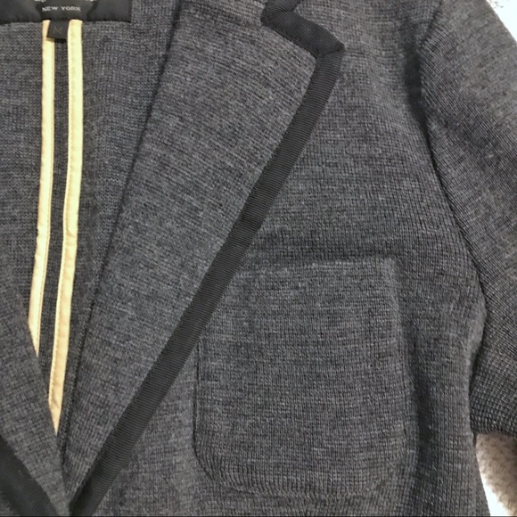 Rag & Bone The Bromley Fitted Stretch Grey Blazer - Picture 6 of 8